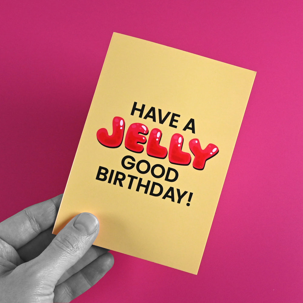 'Happy Birthday' gift-wrapped Jelly Shots with personalised card