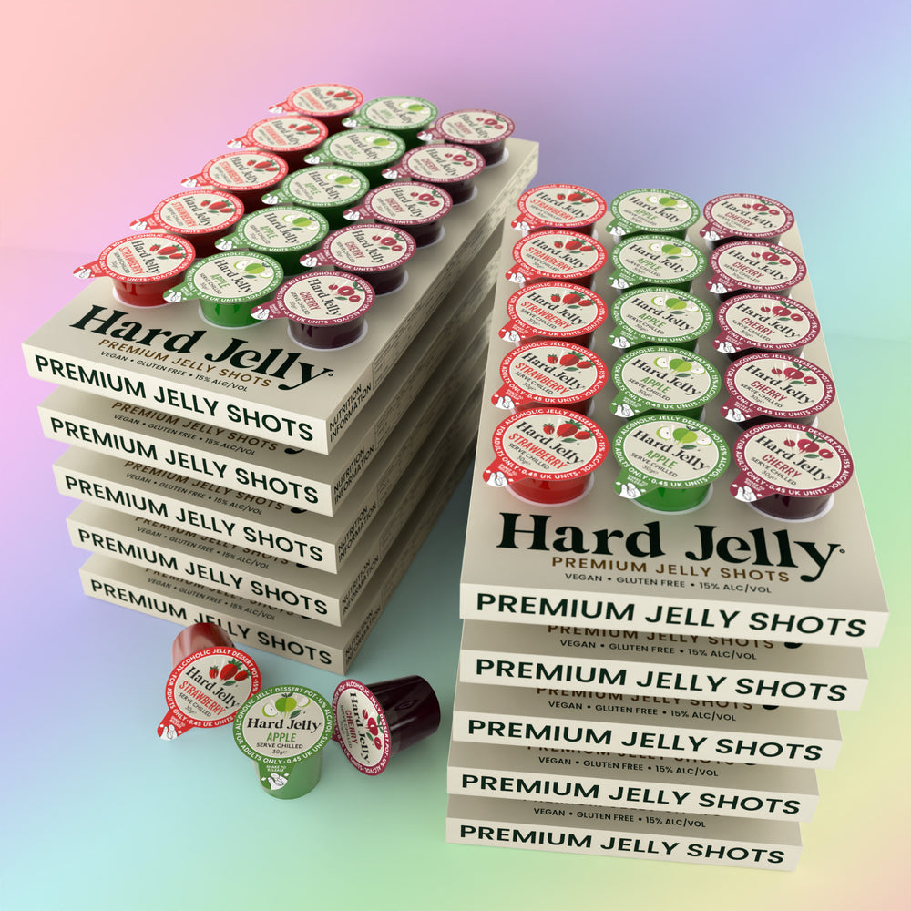 Mixed Flavour 15% ABV Jelly Shots MEGA BUNDLE (150 pots)