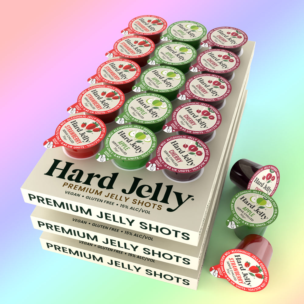 Mixed Flavour 15% ABV Jelly Shots PARTY BUNDLE (45 pots)