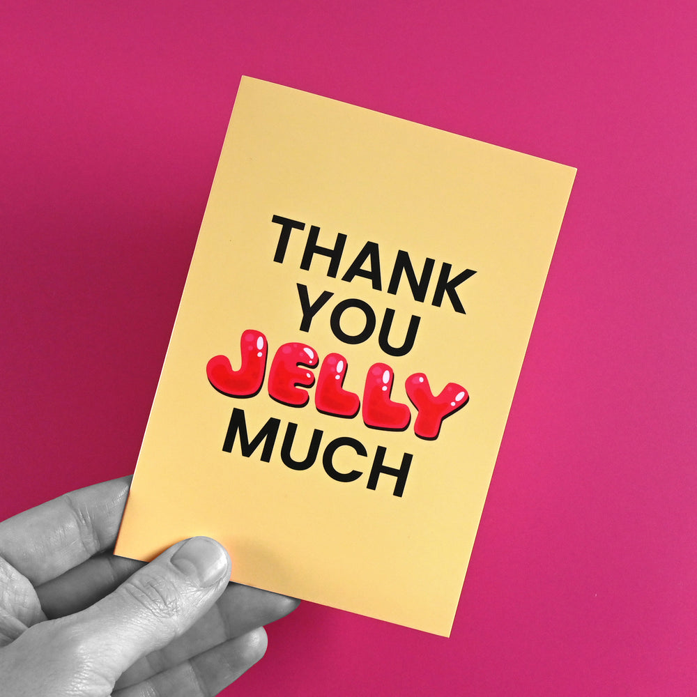 'Thank You' gift-wrapped Jelly Shots - with personalised card