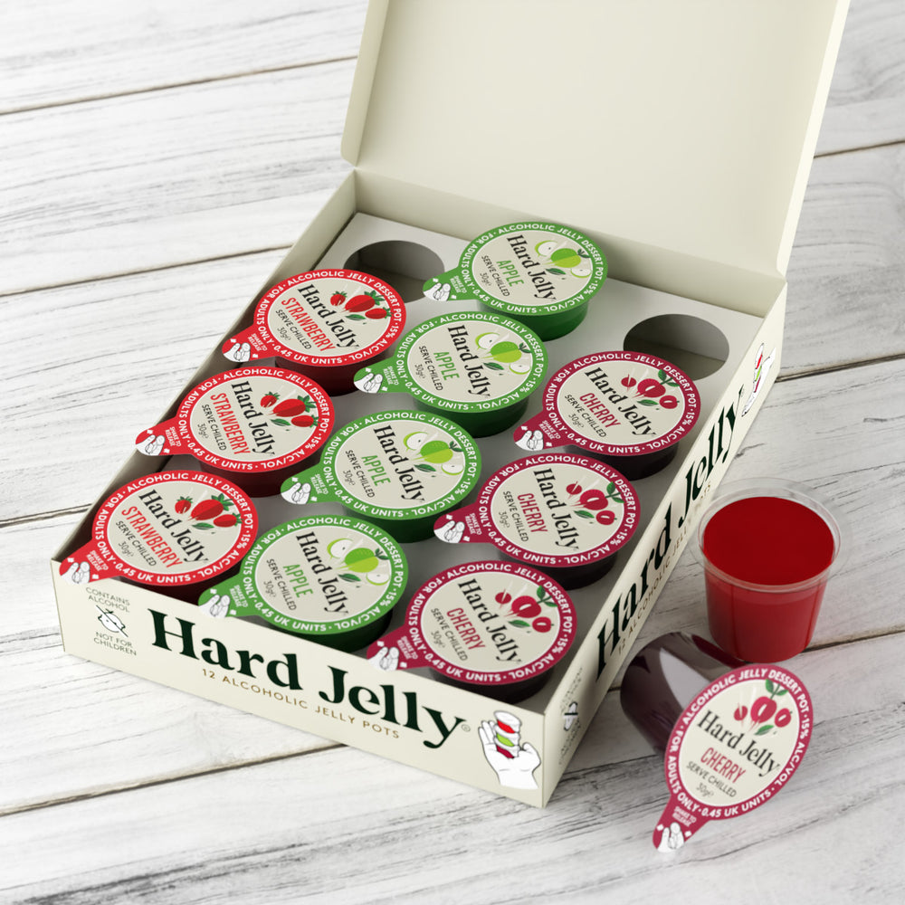 'Congratulations' gift-wrapped Jelly Shots - with personalised card